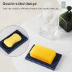Personalized Grey Drop-resistant Soap Box - Double-sided Bathroom Mop - 6
