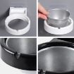 Wall-mounted Split Ashtray - Creative Black Bathroom Accessory - 7