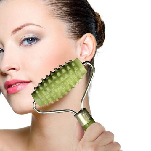 Jade Facial Massager Roller - Portable Massage Roller for Face - 1
