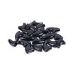 Silicone Cat Nail Caps - 20 PCS, Size S, Black - Soft Pet Claw Covers - 2