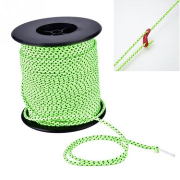 Reflective Tent Rope 2.5mm Windproof Camping Line, 50m Length - 1