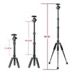 Xiletu FM5S-MINI 5-Section Folding Legs Mini Desktop Tripod (Black) - 6