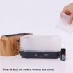 3D Simulation Flame Incense Humidifier - Gray, US Plug - 4