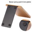 Anti-skid Square Wood Bookends Shelf Holder Stand - 4