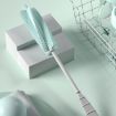 Silicone Baby Bottle Cleaning Brush 360 Rotating Long Handle (Blue) - 2