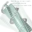 Silicone Baby Bottle Cleaning Brush 360 Rotating Long Handle (Blue) - 7