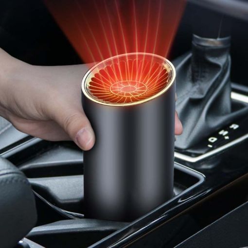 12V Car Heater High-Power Cylinder Defogger Defroster, Style: Ordinary 8111 - 1