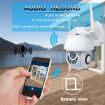 OU-A1IN PTZ WiFi Smart Dome Camera, 355 Rotation, Two-Way Intercom (EU Plug) - 6