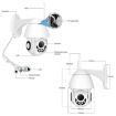 OU-A1IN PTZ WiFi Smart Dome Camera, 355 Rotation, Two-Way Intercom (AU Plug) - 4