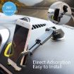 3 in 1 Blue Car Phone Holder - Air Outlet & Suction Cup Mount - 5