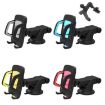 3 in 1 Red Car Phone Holder - Air Outlet & Suction Cup Mount - 3