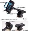 3 in 1 Red Car Phone Holder - Air Outlet & Suction Cup Mount - 6