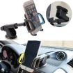 3 in 1 Red Car Phone Holder - Air Outlet & Suction Cup Mount - 8