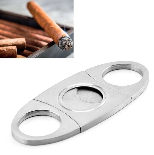 Stainless Steel Cigar Scissors - Smoking Accessories Cutting Tools - 1