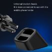 Rose Gold Reflective 5 PCS Universal Car Phone Holder Air Outlet Clip - 3