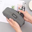 Oxford Cloth Pencil Case - 6 PCS Student Portable Horizontal Bag (Blue) - 5