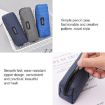 6 PCS Dark Blue Oxford Cloth Pencil Case - Student Portable Pencil Bag - 3