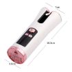 Portable Wireless USB Rotating Curling Iron - Pink, Travel-Friendly - 6