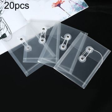 A6 Wire-Wound Transparent File Bag - 20 PCS Waterproof Storage Bag - 1