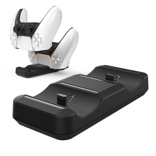 PS5 Dual Charger Handle & Seat - Game Handle Charger Station - 1