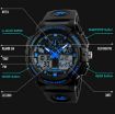SKMEI 1270 Men's Waterproof Dual Display Digital Sports Watch - Green - 4