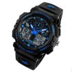 SKMEI 1270 Men's Waterproof Dual Display Digital Sports Watch - Blue - 2