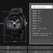 SKMEI 1270 Men's Waterproof Dual Display Digital Sports Watch - Blue - 8