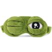 Plush 3D Frog Eye Mask with Ice Bag - Cute Eyes Sleep & Travel Cover - 2