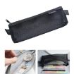 Transparent Mesh Pencil Case - Nylon, Small Black for Office & School Supplies - 1