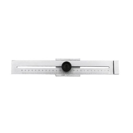 Portable Woodworking Scribing Marker Ruler 0-250mm | Precision Tool - 1