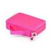 Square Two-Layer 35-Hole Sketch Colorful Stationery Bag - Purple - 3