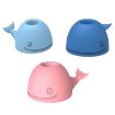Silicone Whale Toothbrush & Pen Holder Set - 3 PCS Dark Blue - 2