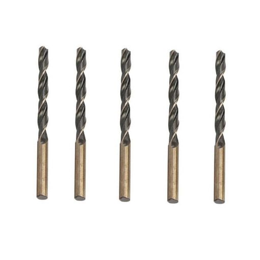 5 PCS 11.5mm 4341 Steel Twist Drill Black Yellow High-Speed Plate - 1