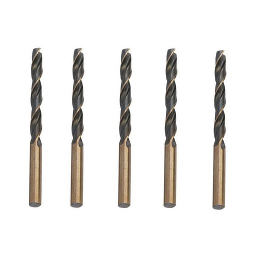 5 PCS 12.5mm 4341 Steel Twist Drill Black Yellow High-Speed Plate - 1