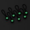 100pcs Luminous Zipper Pulls for Camping & Backpack - Anti-Lost Accessory - 5