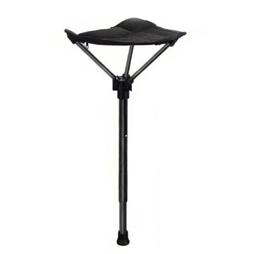 Portable Outdoor Folding Stool - Telescopic Seat for Fishing & Queuing - 1
