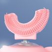 Kids Pink Silicone U-Shaped Electric Toothbrush Head 2-8 Years Replaceable - 6