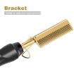 Multifunctional Electric Perm Comb - Dry/Wet Use, Curly/Straight, UK Plug - 5