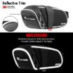 WEST BIKING Waterproof Bicycle Tail Bag - Large Saddle Bag (Black Gray) - 6