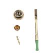 Brass Hookah Water Pipe & Dry Tobacco Rod Filter Pipe - 4