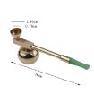 Brass Hookah Water Pipe & Dry Tobacco Rod Filter Pipe - 5