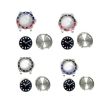 40MM Stainless Steel Case for ETA2836/Pearl 3804 GMT Watch (Black Blue) - 2
