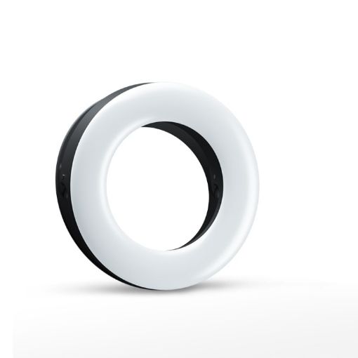 Black LED Beauty Ring Fill Light for Mobile Phone Selfies - 1