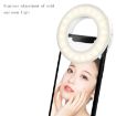 Black LED Beauty Ring Fill Light for Mobile Phone Selfies - 4