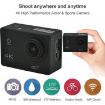Pink 4K Waterproof Action Camera - WiFi, Helmet & Bicycle Mount, 1080P - 6