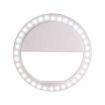 Ring-Shaped Mobile Phone Selfie Fill Light LED Flashlight - White - 1