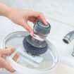 Multifunctional Push-Type Kitchen Cleaning Brush with Automatic Detergent - 6