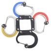 Blue Aluminum Alloy D-Type Carabiner - Multifunctional Quick-Hanging Buckle - 2