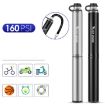West Biking Portable High Pressure Bicycle Pump - Silver, Mountain & Road - 2