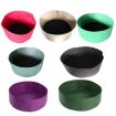 Red 60x20cm 56L Felt Planting Barrel Indoor Outdoor Round Bag - 2